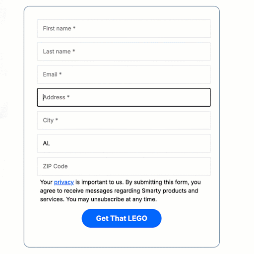 Address autocomplete on a HubSpot form