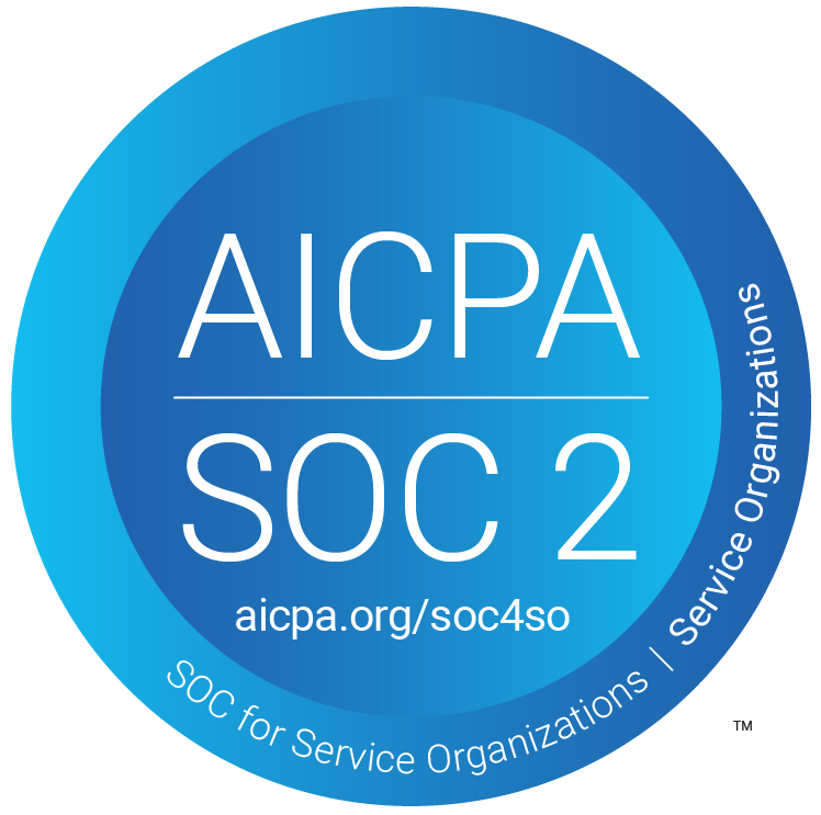 AICPA SOC 2 certification badge
