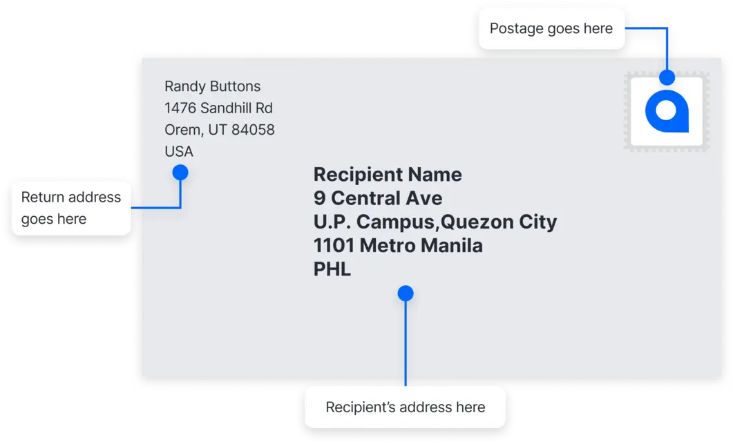 Philippines address example