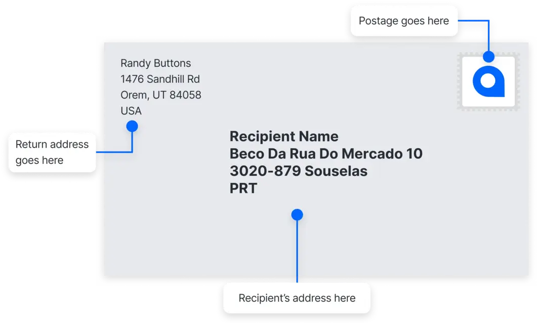 Portugal address example